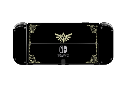 Zelda Hyrule Warriors Black Nintendo Switch Oled (2021) Skin