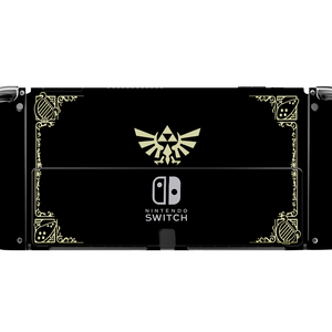 Zelda Hyrule Warriors Black Nintendo Switch Oled (2021) Skin