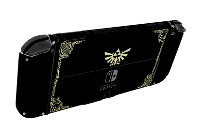 Zelda Hyrule Warriors Black Nintendo Switch Oled (2021) Skin