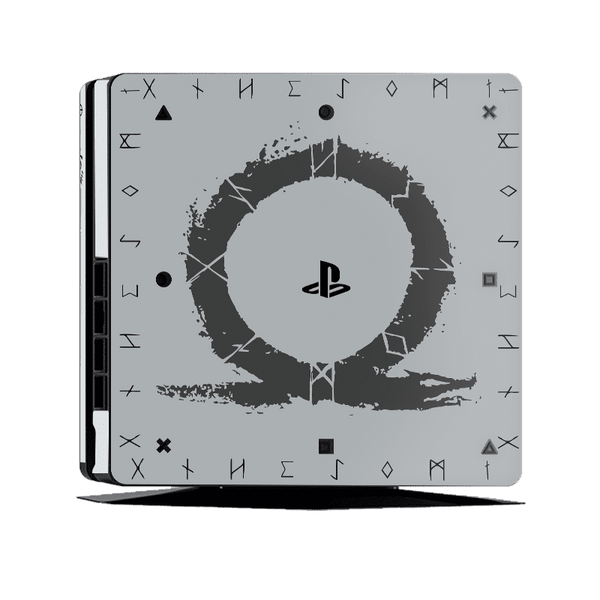 God of War Skin Playstation 4 Slim Edition