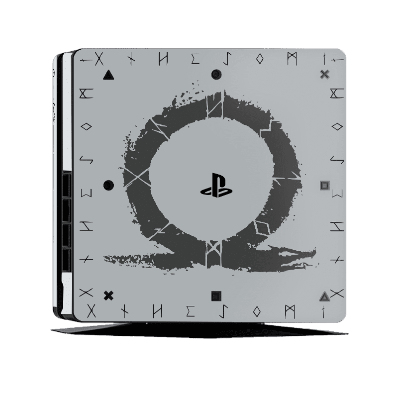 God of War Skin Playstation 4 Slim Edition