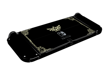 Zelda Hyrule Warriors Black Nintendo Switch Oled (2021) Skin