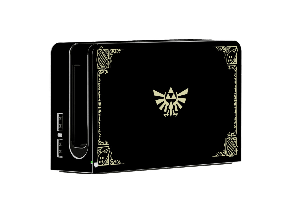 Zelda Hyrule Warriors Black Nintendo Switch Oled (2021) Skin