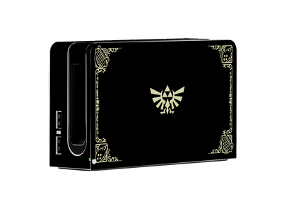 Zelda Hyrule Warriors Black Nintendo Switch Oled (2021) Skin