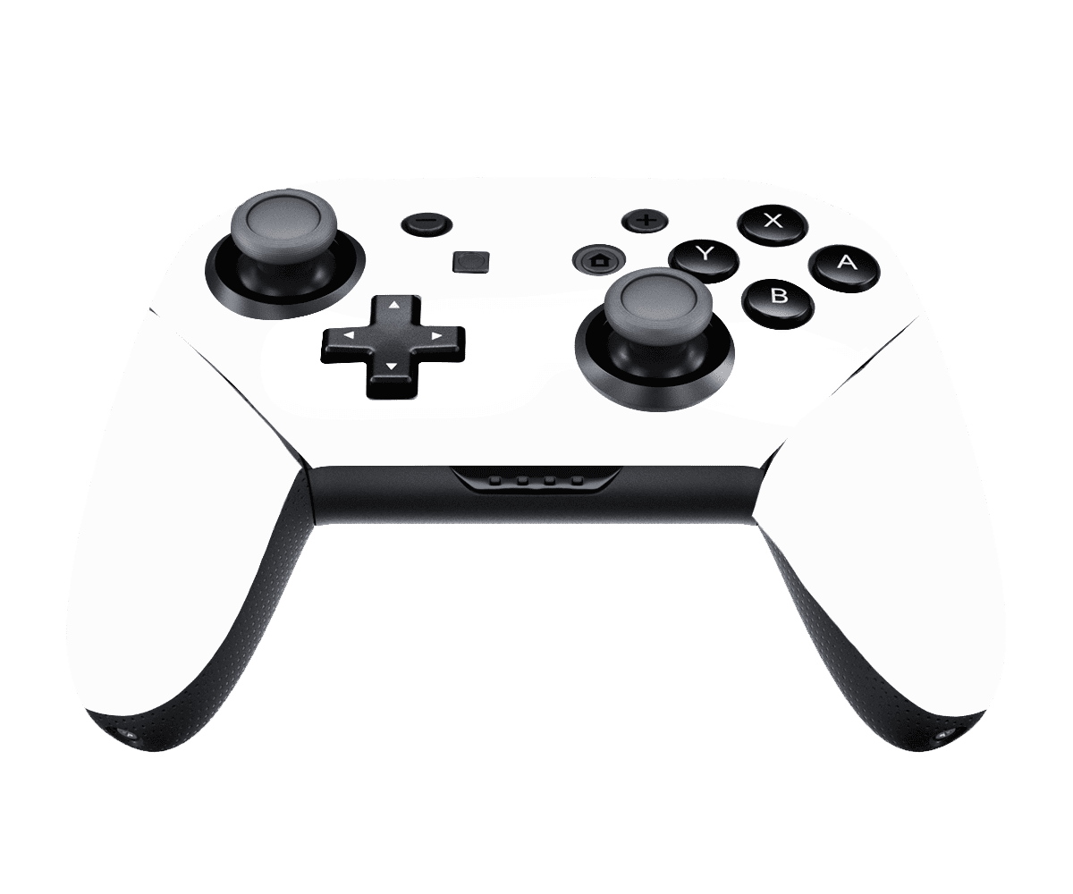 Matte White Skin Nintendo Switch Pro Controller