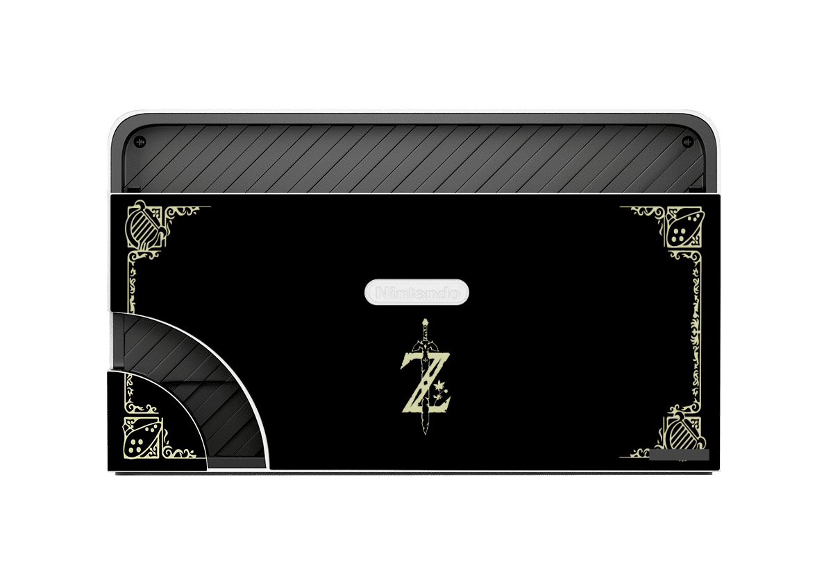 Zelda Hyrule Warriors Black Nintendo Switch Oled (2021) Skin