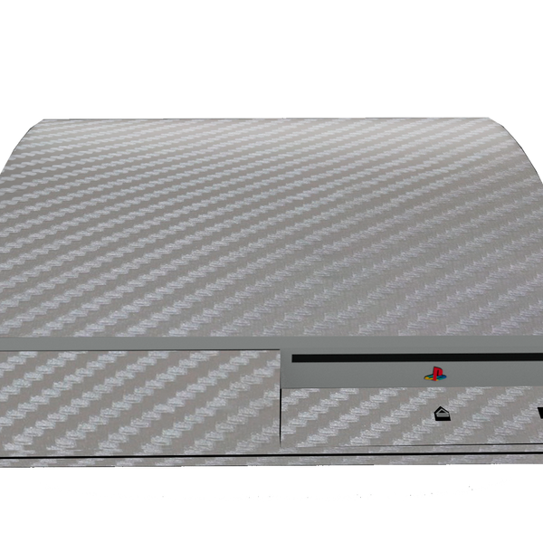 Fibra Carbono Gris Skin Playstation 3 Fat