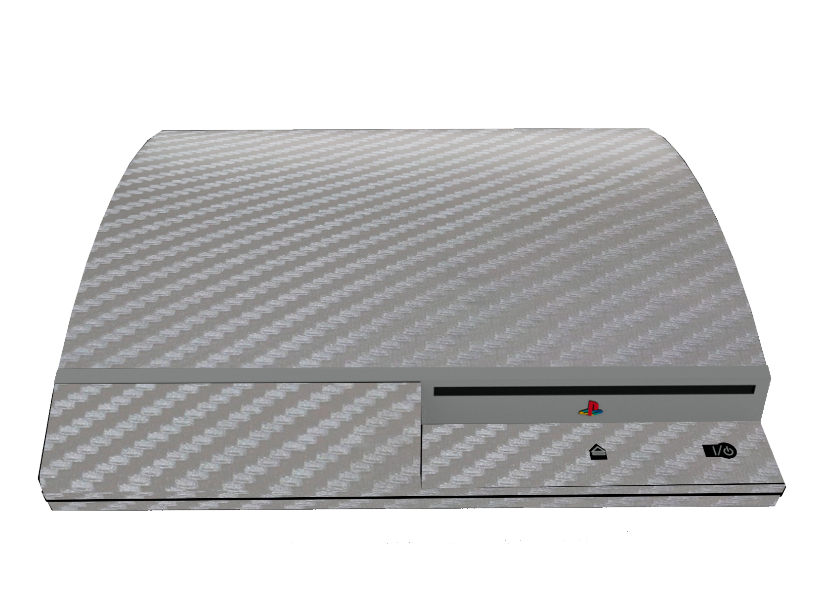 Fibra Carbono Gris Skin Playstation 3 Fat