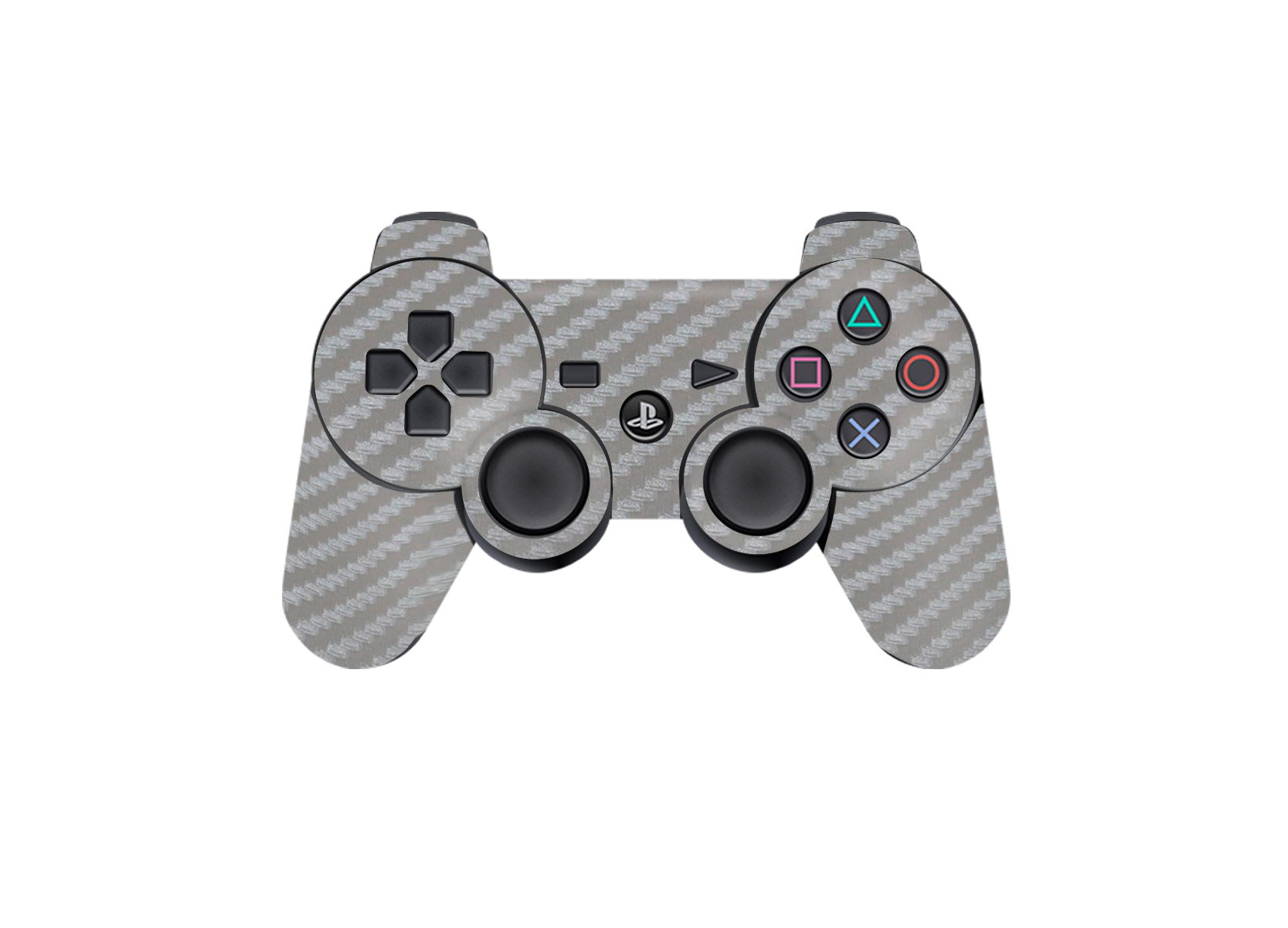 Fibra Carbono Gris Skin Playstation 3 Fat