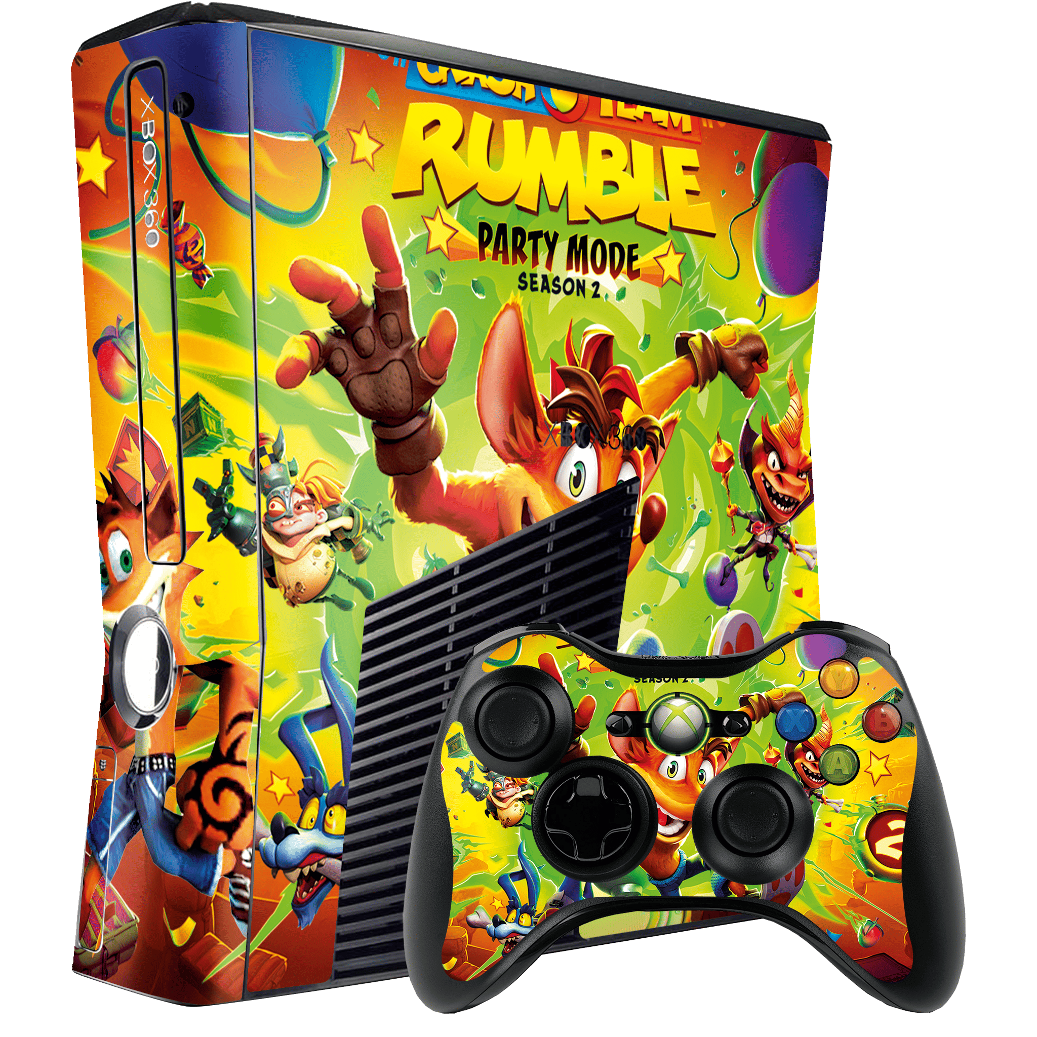 Crash Skin Xbox 360 Slim Xonebrand