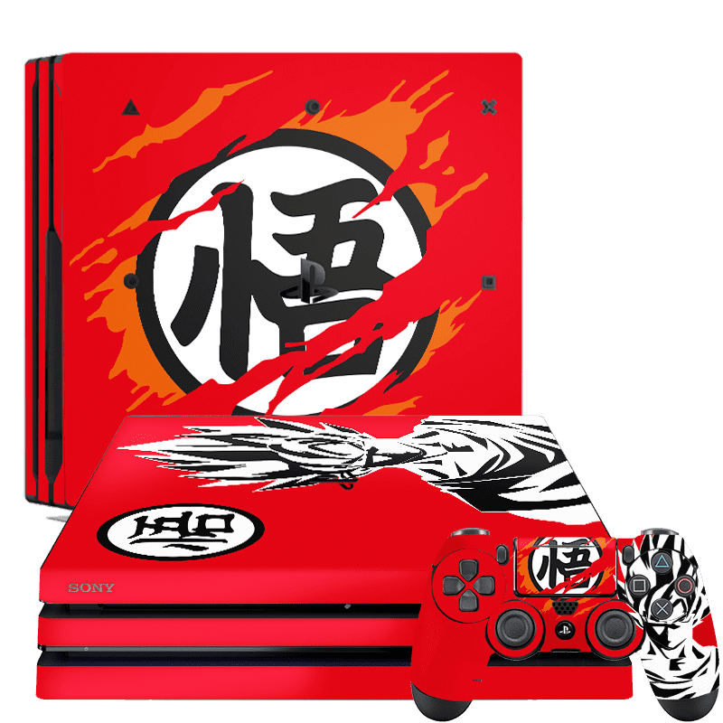 Dragon Ball Goku Skin Playstation 4 Pro Xonebrand