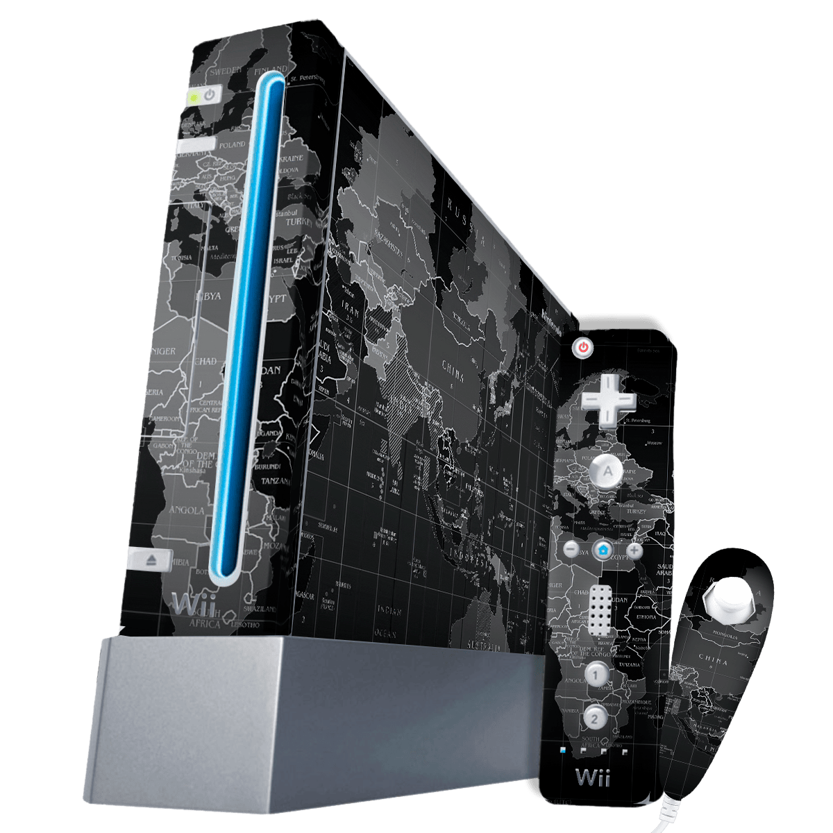 Mapa Skin Nintendo Wii (2006) Xonebrand
