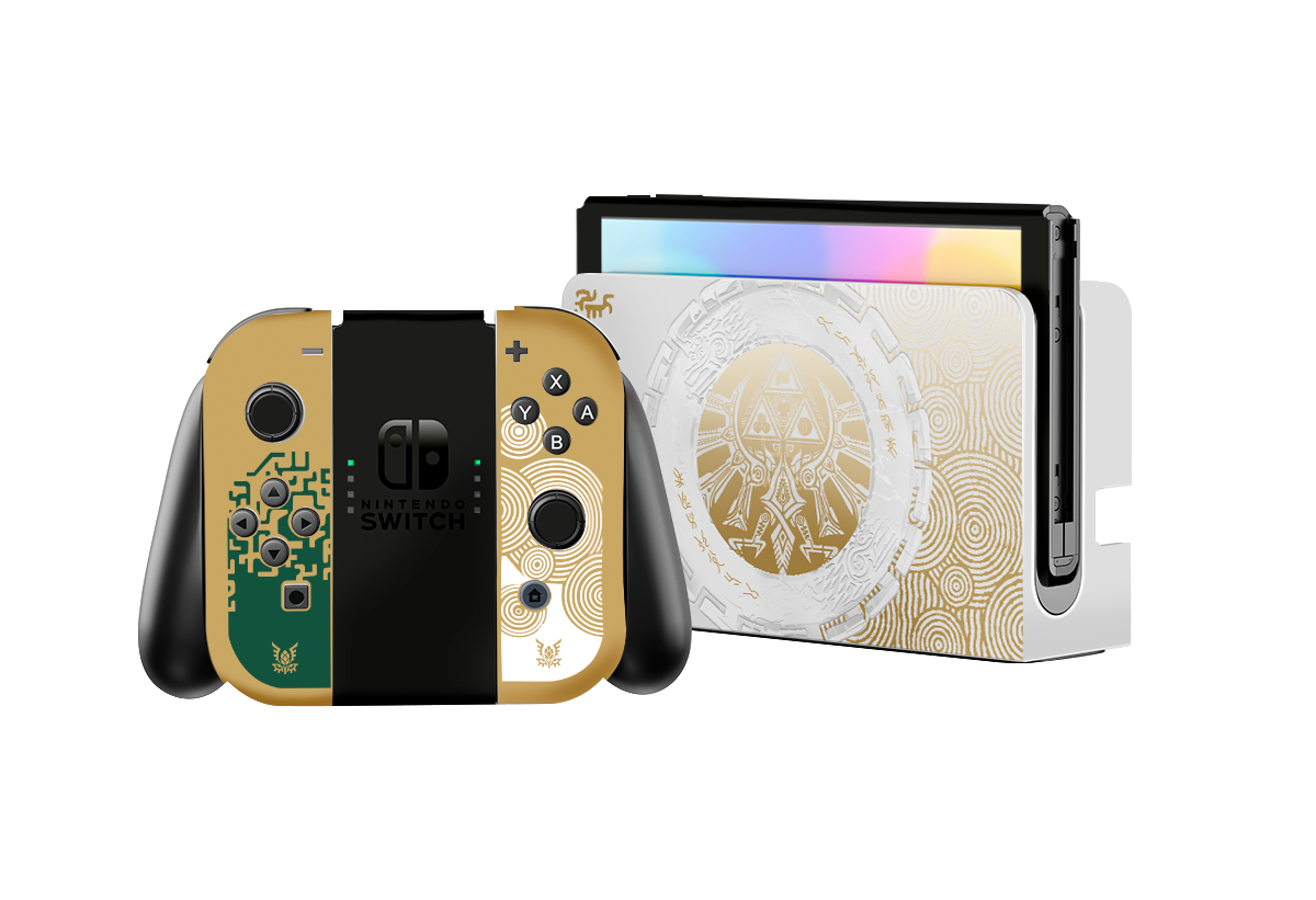 Zelda Tears of the kingdom Skin Nintendo Switch OLED (2021) Xonebrand