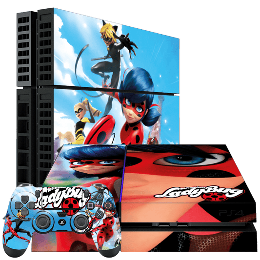 LadyBug Skin Playstation 4 Fat