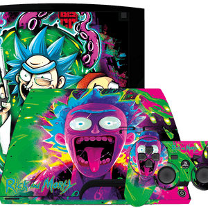 Rick & Morty PS3 Slim Bundle Skin