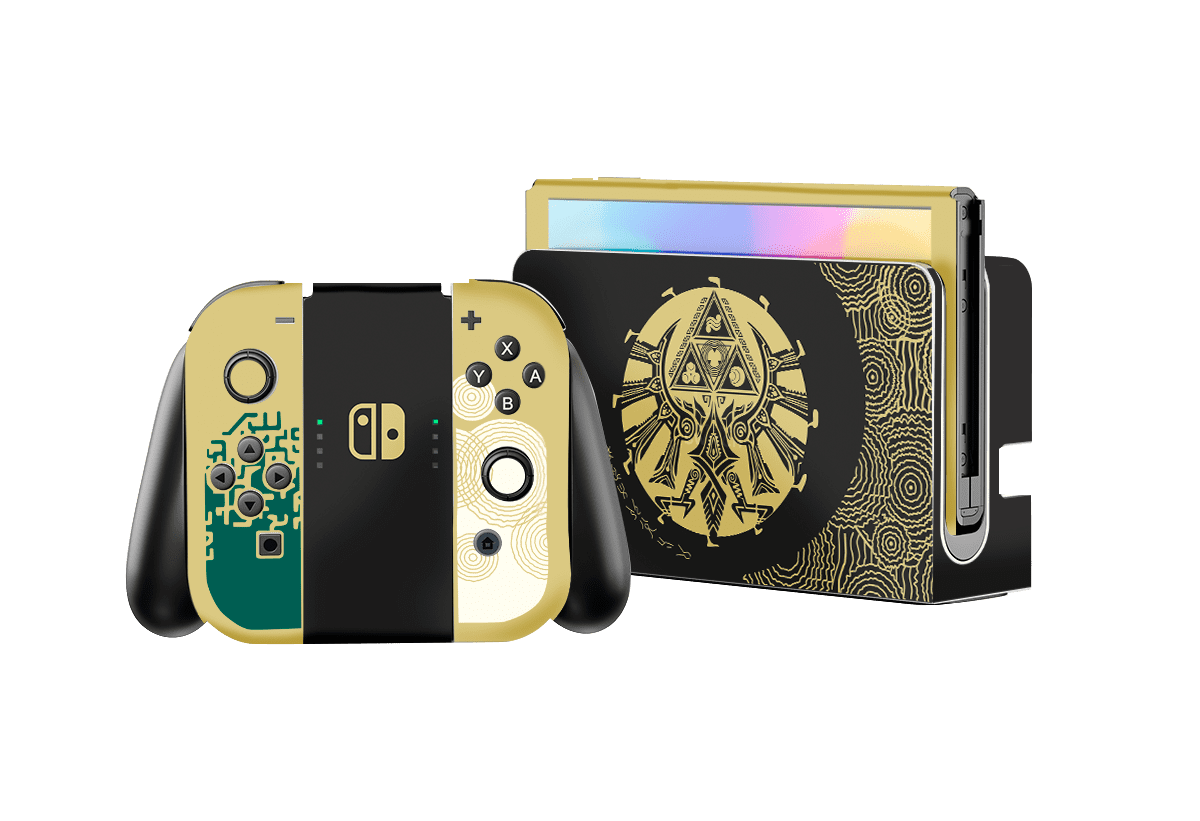 Legenda de Zelda Nintendo Switch Oled (2021) Skin