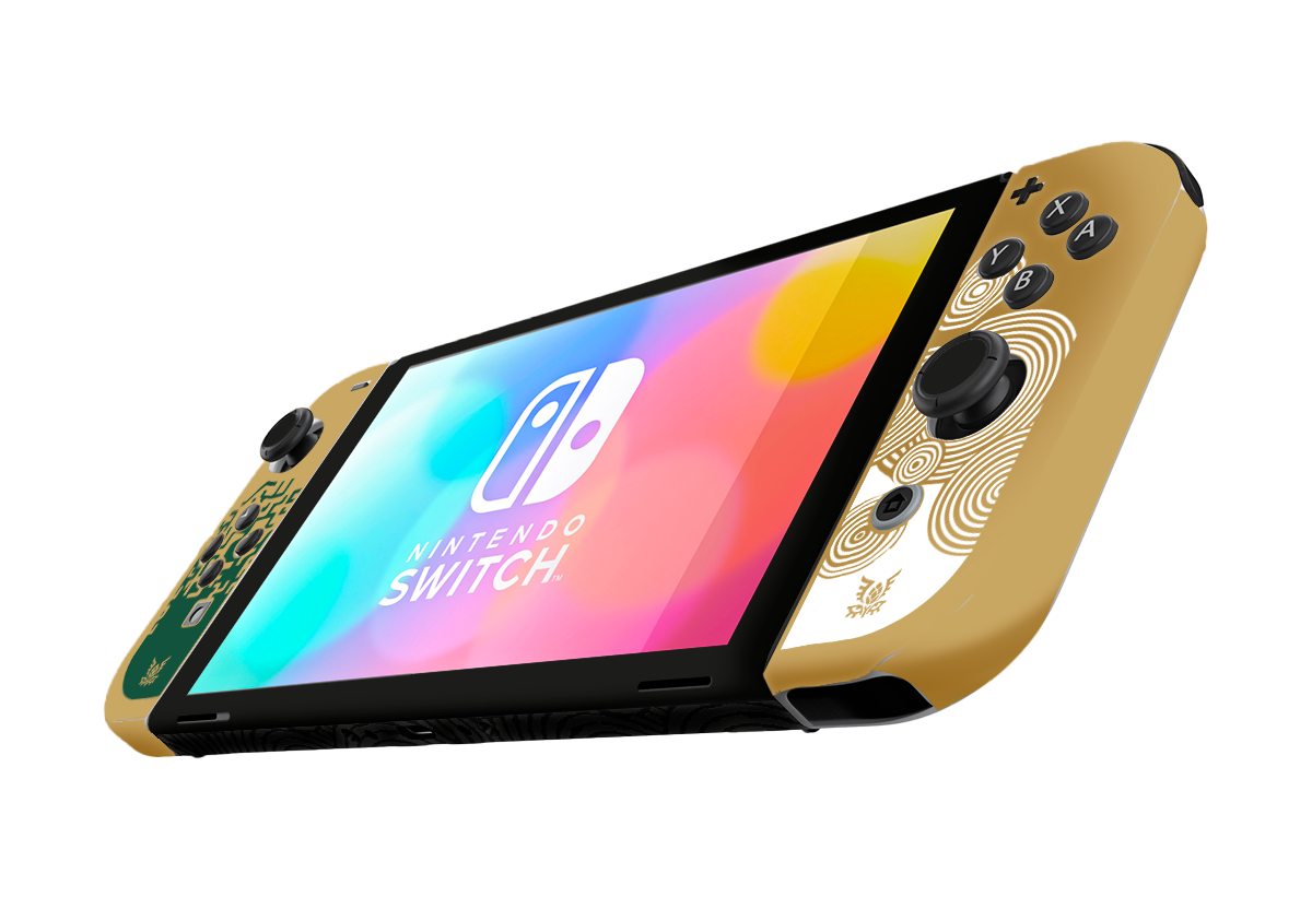 Zelda Tears of the kingdom Skin Nintendo Switch OLED (2021) Xonebrand