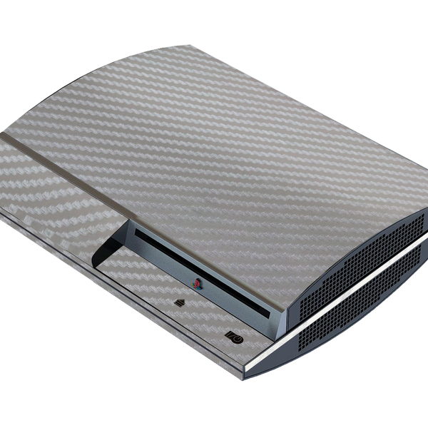 Fibra Carbono Gris Skin Playstation 3 Fat