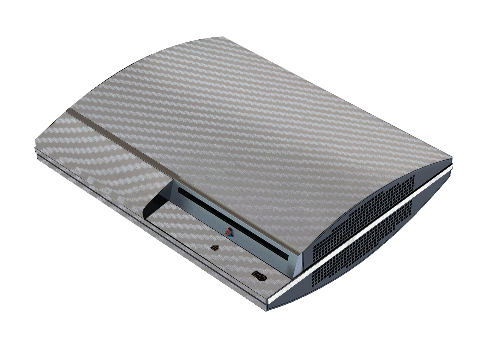 Fibra Carbono Gris Skin Playstation 3 Fat