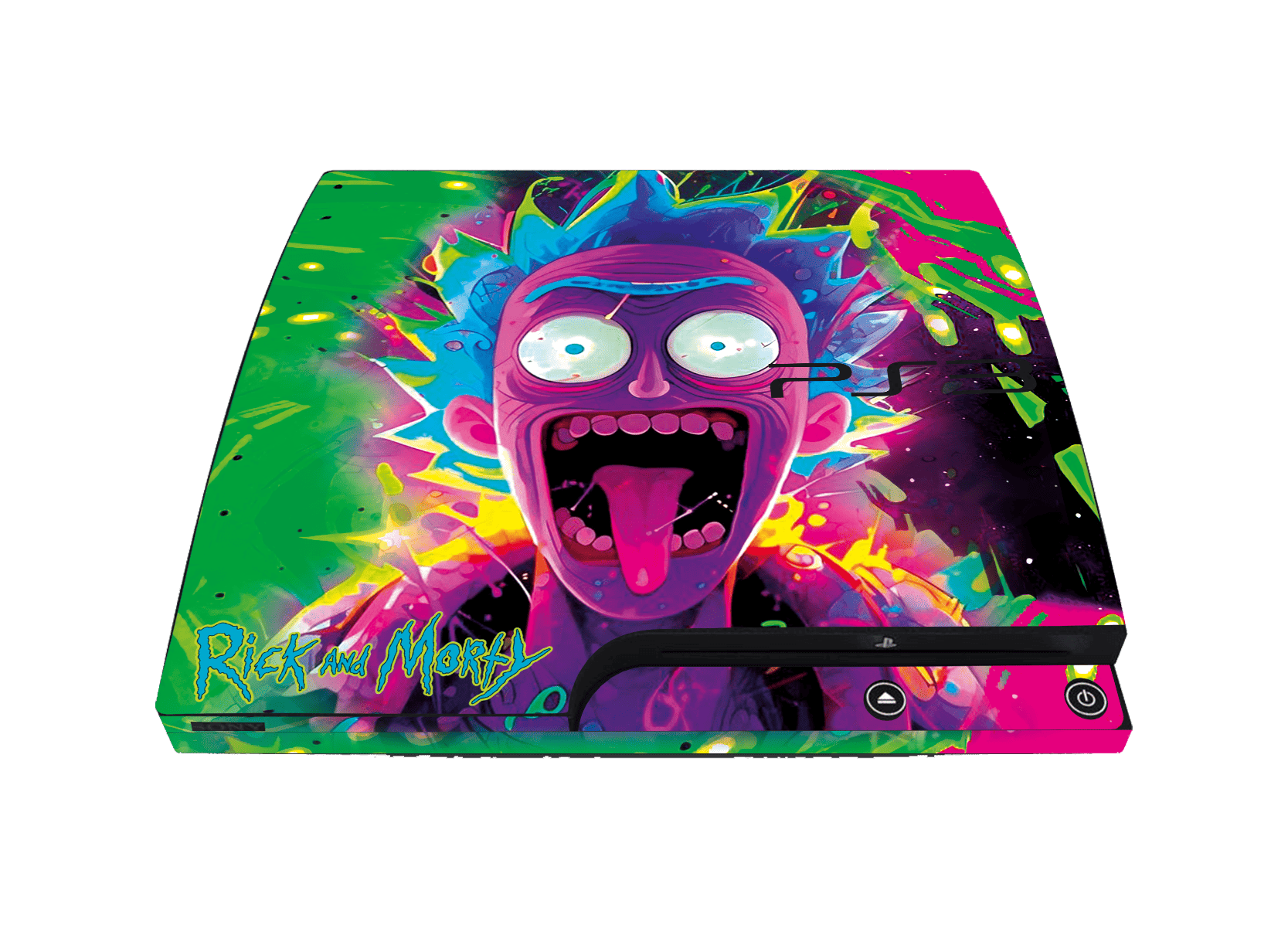 Rick & Morty PS3 Slim Bundle Skin