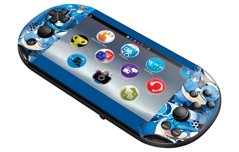 Pokemon Squirtle Skin Playstation Portable PSVita Slim Xonebrand