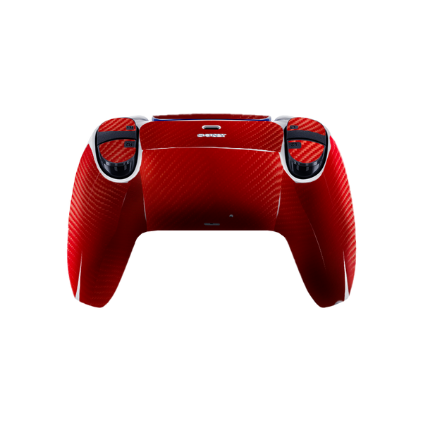 Fibra Carbono Rojo Skin Playstation 5 DualSense Full