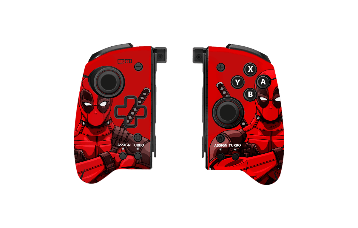 Deadpool Nintendo Switch Hori Split Pad Pro Skin Xonebrand
