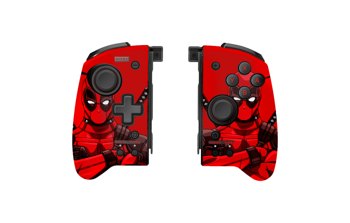 Deadpool Nintendo Switch Hori Control Skin