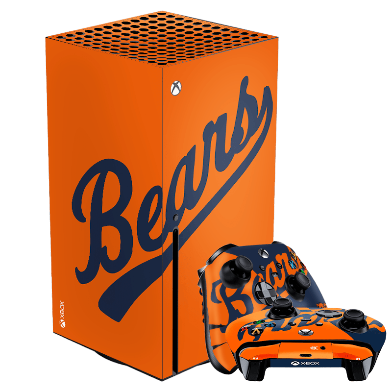 Chicago Bears Xbox Series X Skin Xonebrand