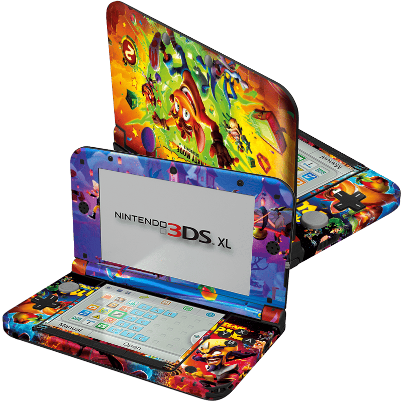 Crash Skin Nintendo 3Ds XL (2012) Xonebrand