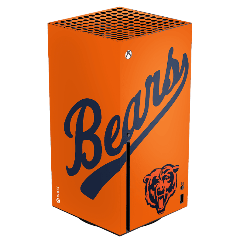 Chicago Bears Xbox Series X Skin Xonebrand