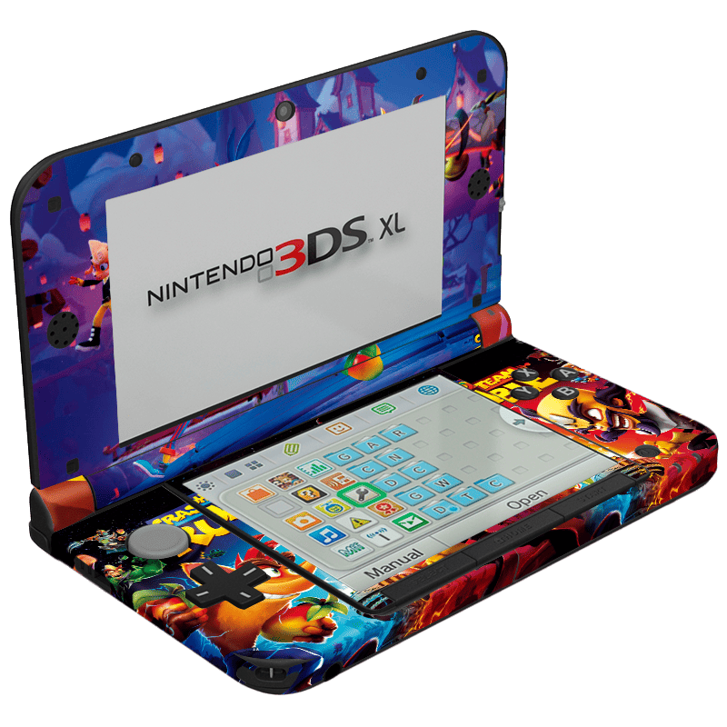 Crash Skin Nintendo 3Ds XL (2012) Xonebrand