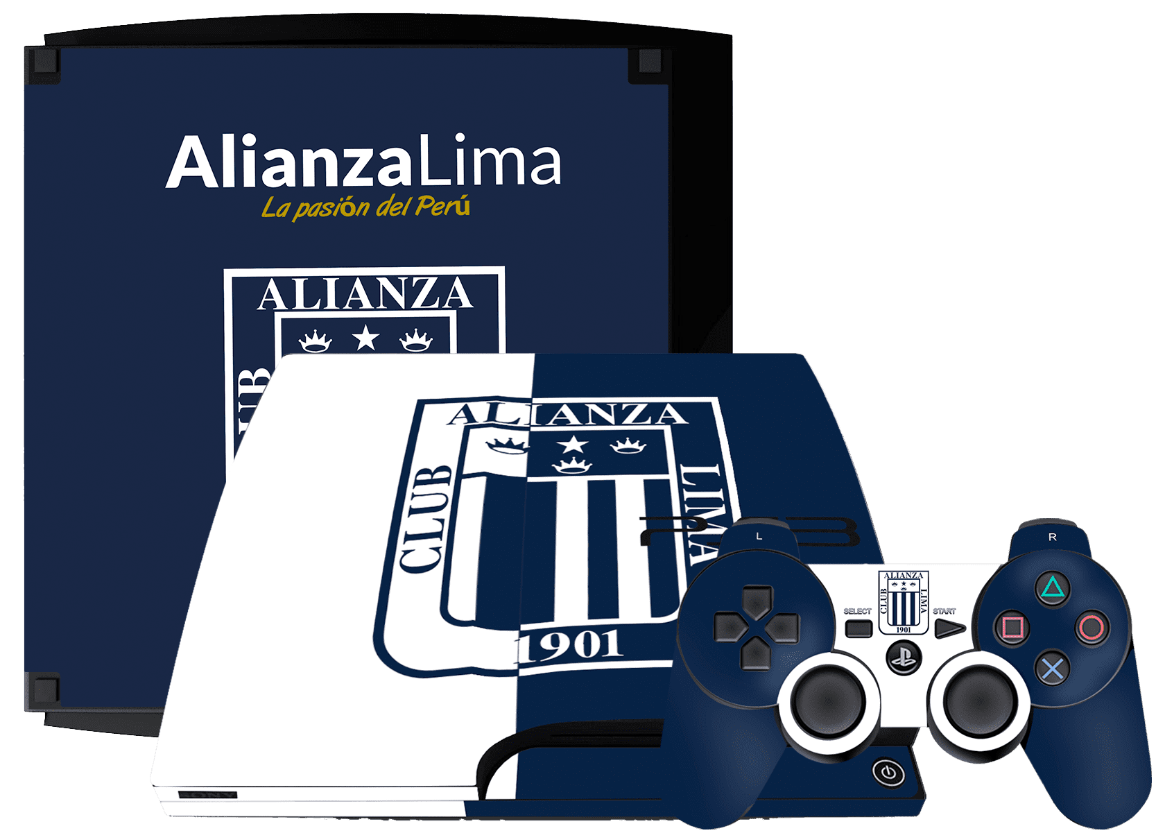 Alianza Lima Skin Playstation 3 Slim Xonebrand