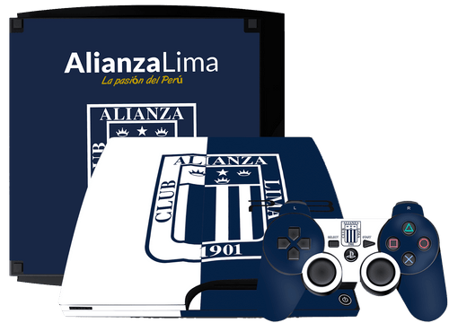 Alianza Lima Skin Playstation 3 Slim Xonebrand