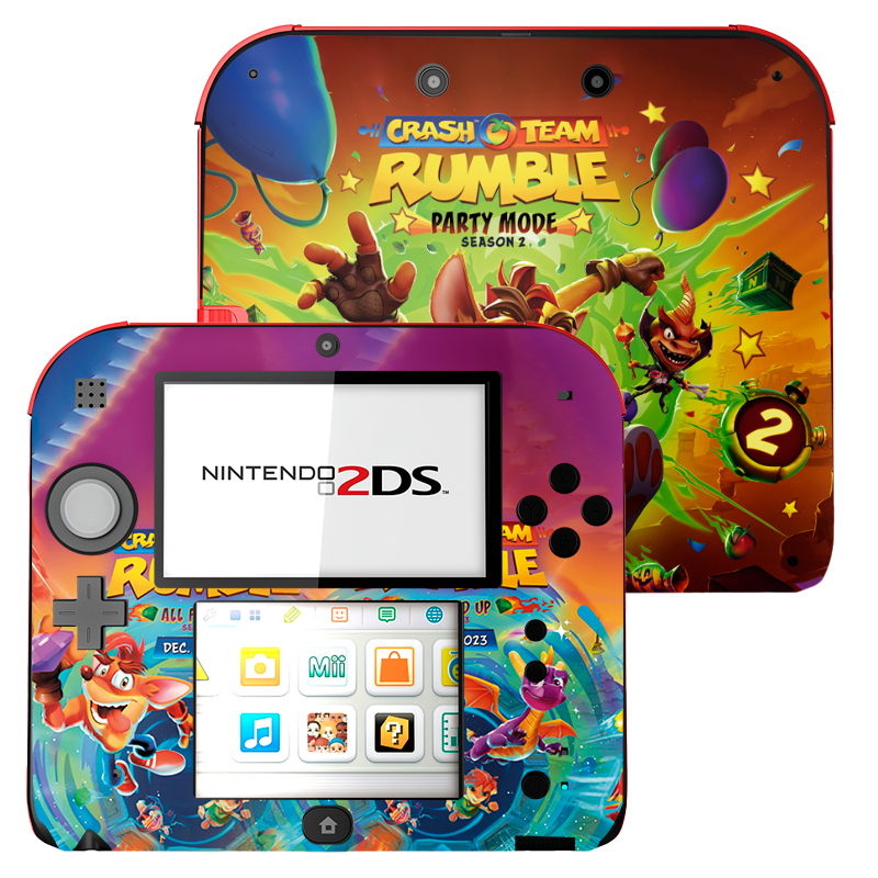 Crash Nintendo 2DS Skin