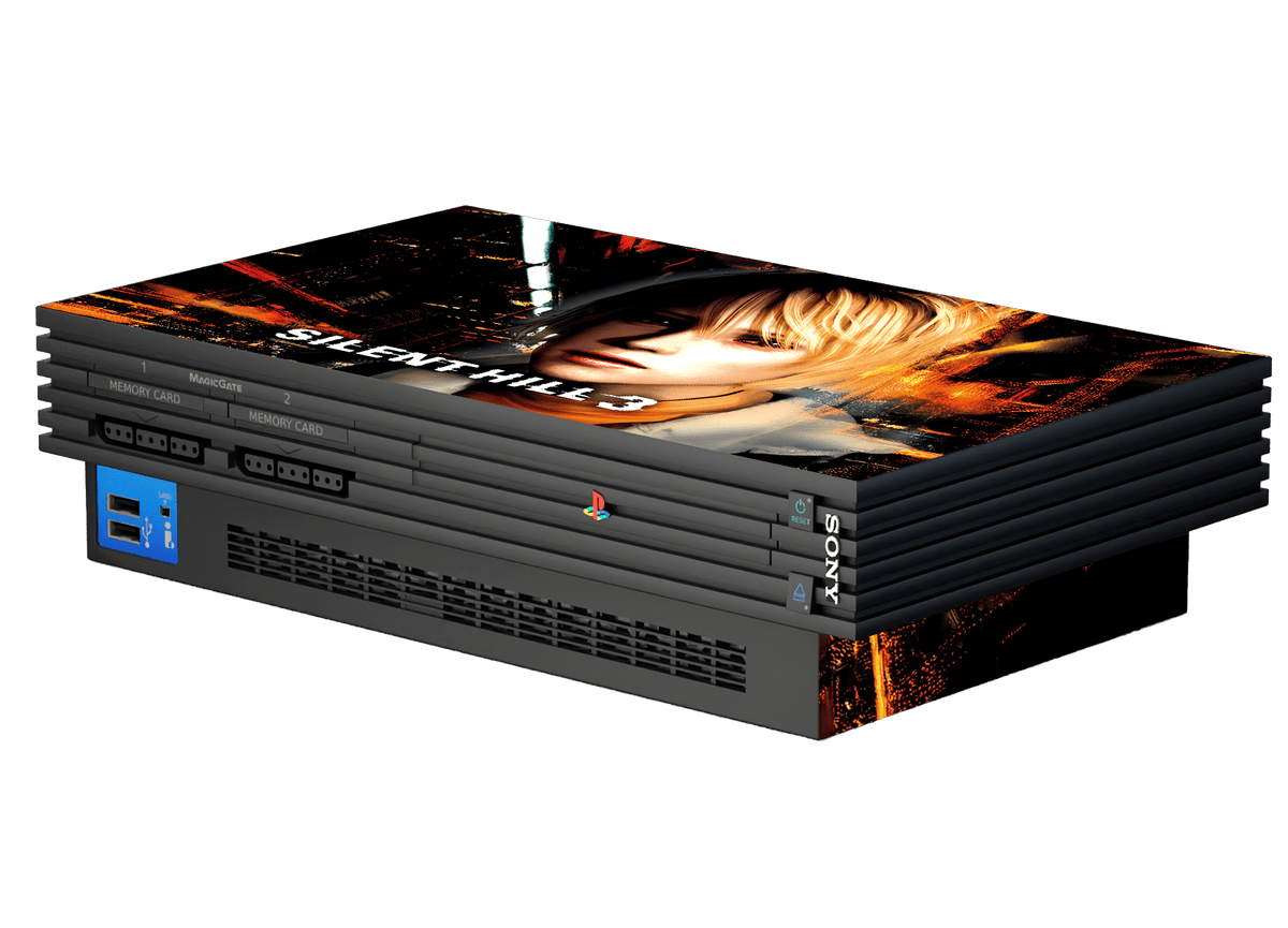 Silent Hill Skin Playstation 2 Fat Xonebrand