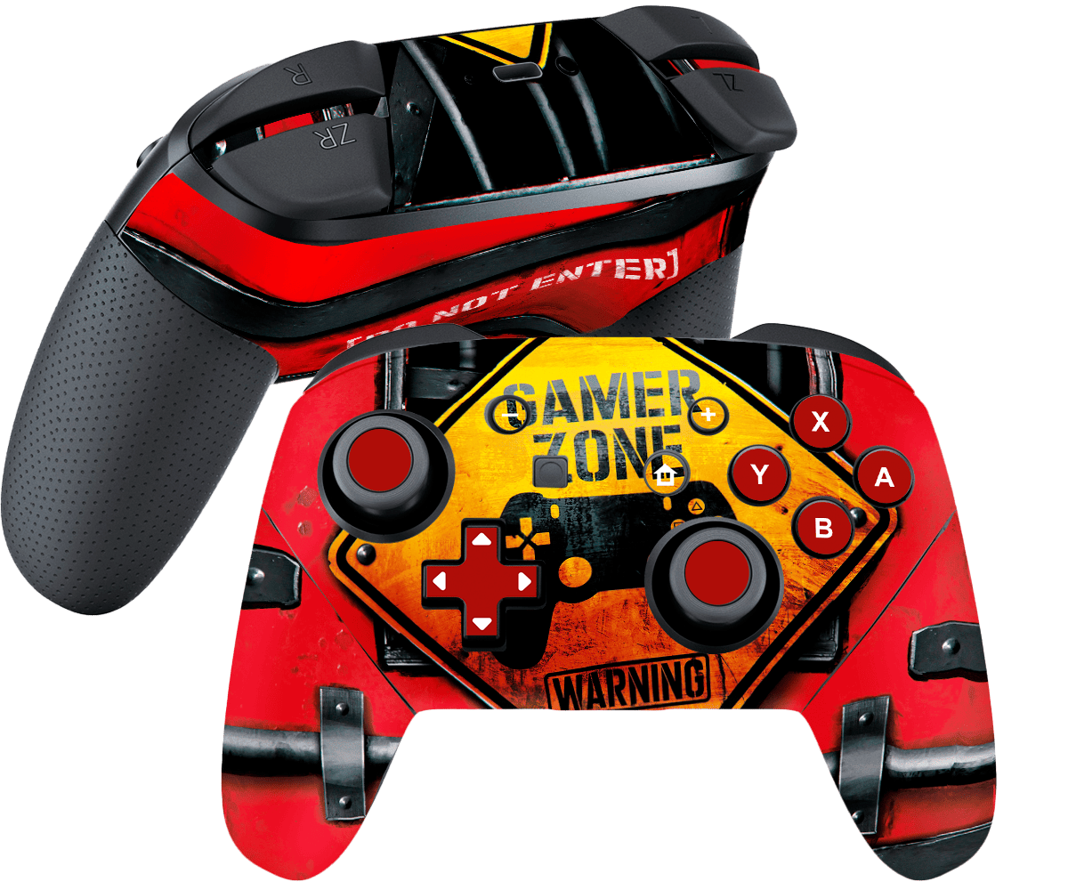 Gamer Zone Skin Nintendo Switch Pro Controller Xonebrand
