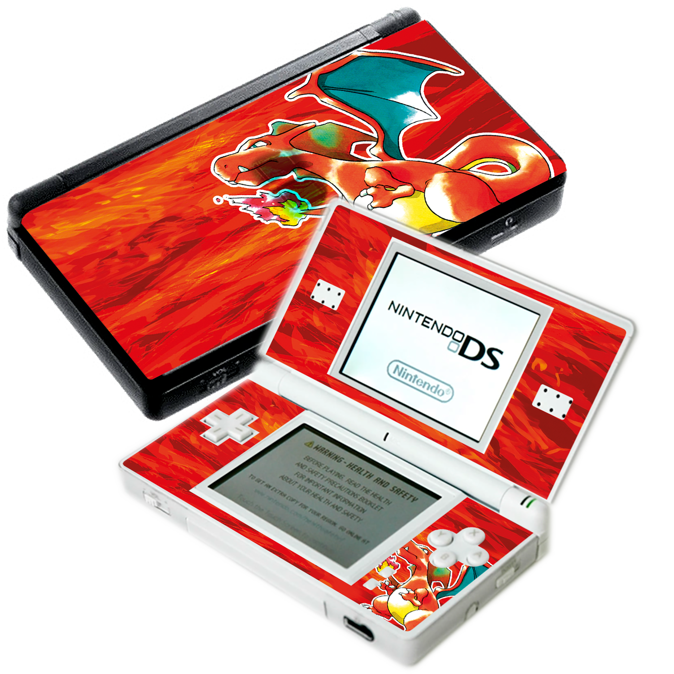 Pokemon Charizard Skin Nintendo DS Lite