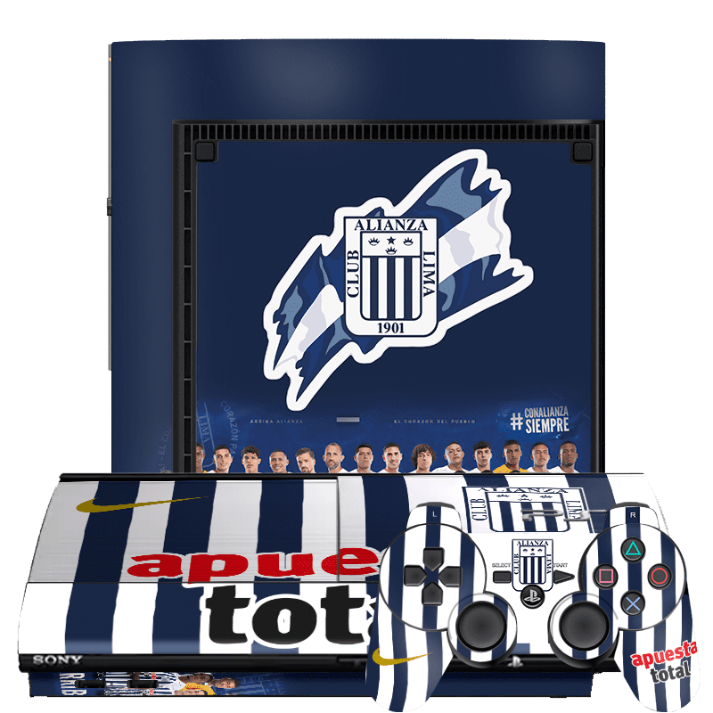 Alianza Lima Skin Playstation 3 Super Slim Xonebrand