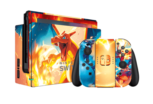 Pokemon Charizard Nintendo Switch Skin