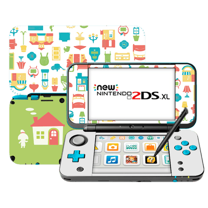 Animal Crossing Home Nintendo New 2DS XL (2017) Skin