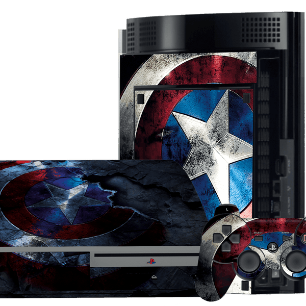 Capitan America Skin Playstation 3 Fat