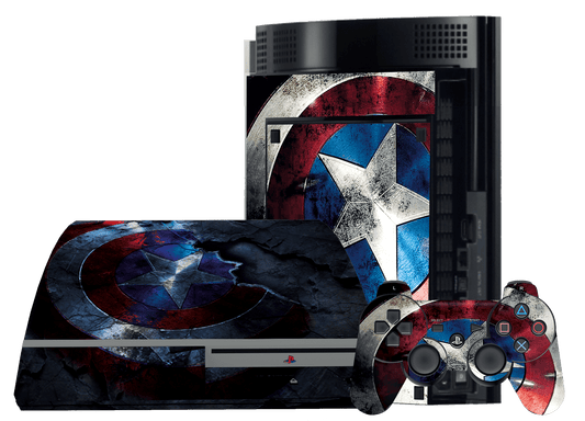 Capitan America Skin Playstation 3 Fat