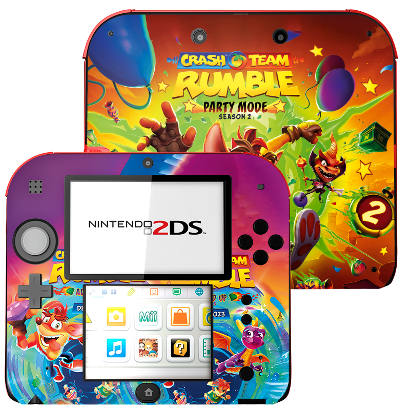 Crash Nintendo 2DS Skin