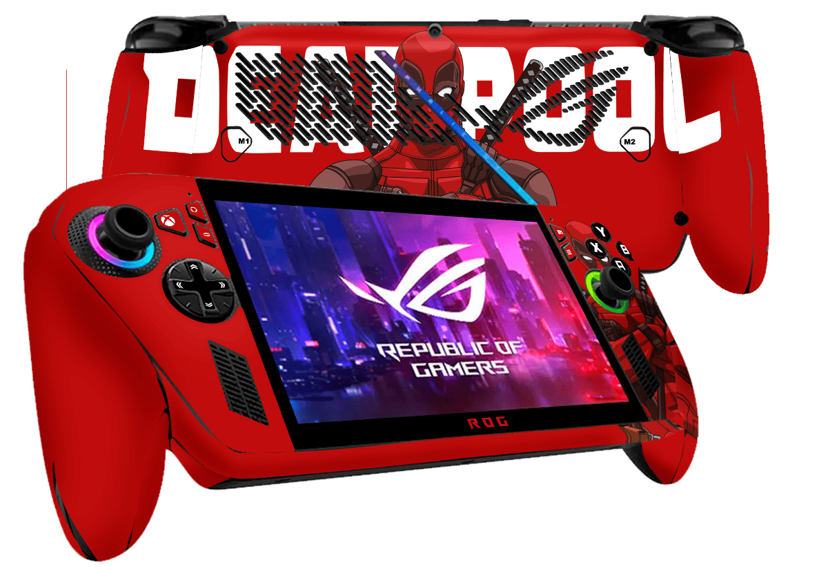 Deadpool Asus ROG Xbox Ally Skin Xonebrand