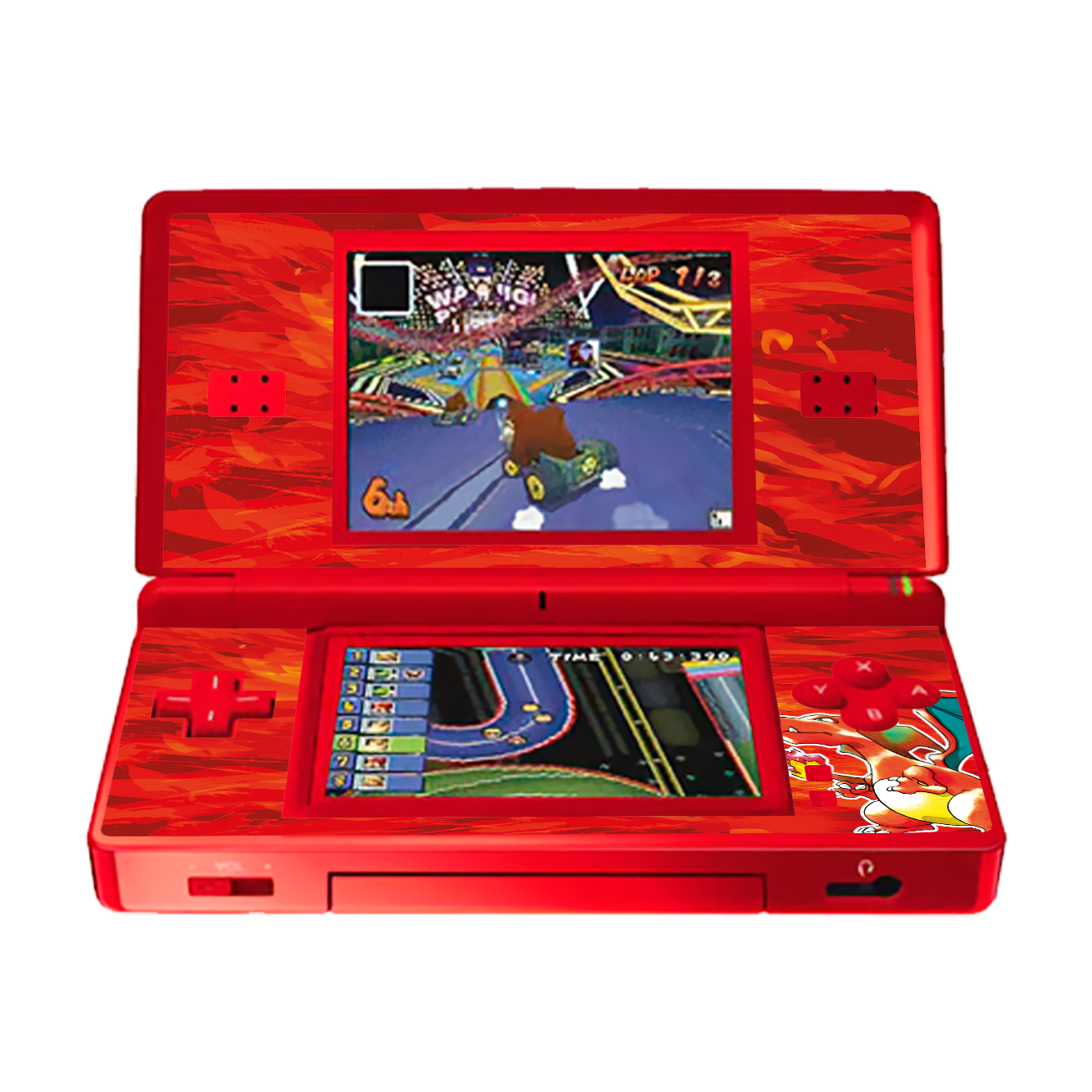 Pokemon Charizard Skin Nintendo DS Lite