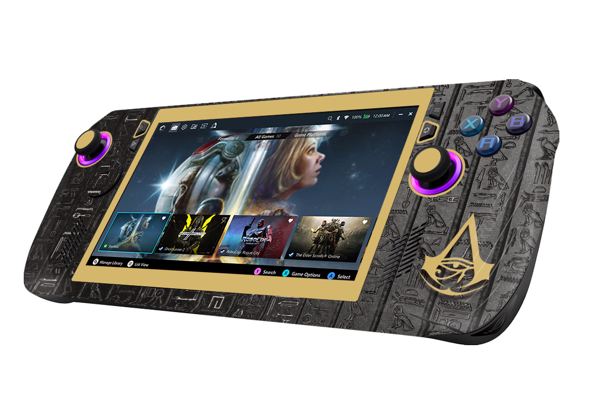 Assassins Creed Origins Asus Rog Ally X Handheld Gaming Computer Skin