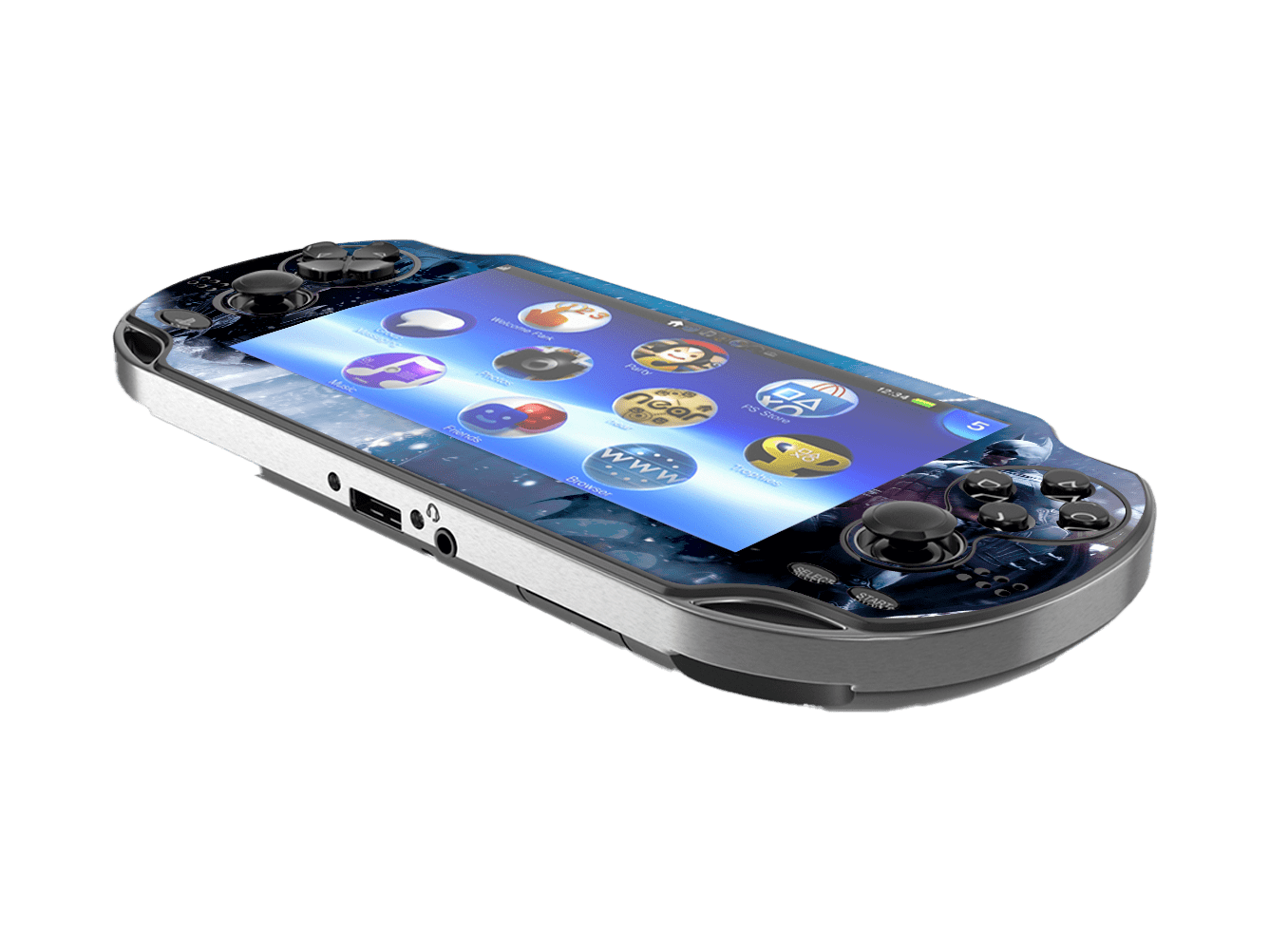 Batman Arkham Skin Playstation Portable PSVita Fat Xonebrand