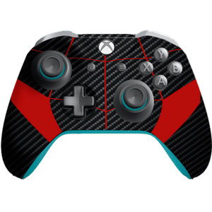 Spider-Man Fibra Carbono Relieve Xbox One X Bundle Skin