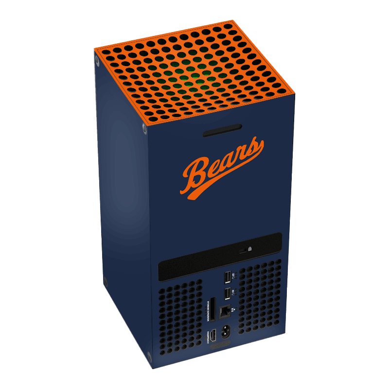 Chicago Bears Xbox Series X Skin Xonebrand